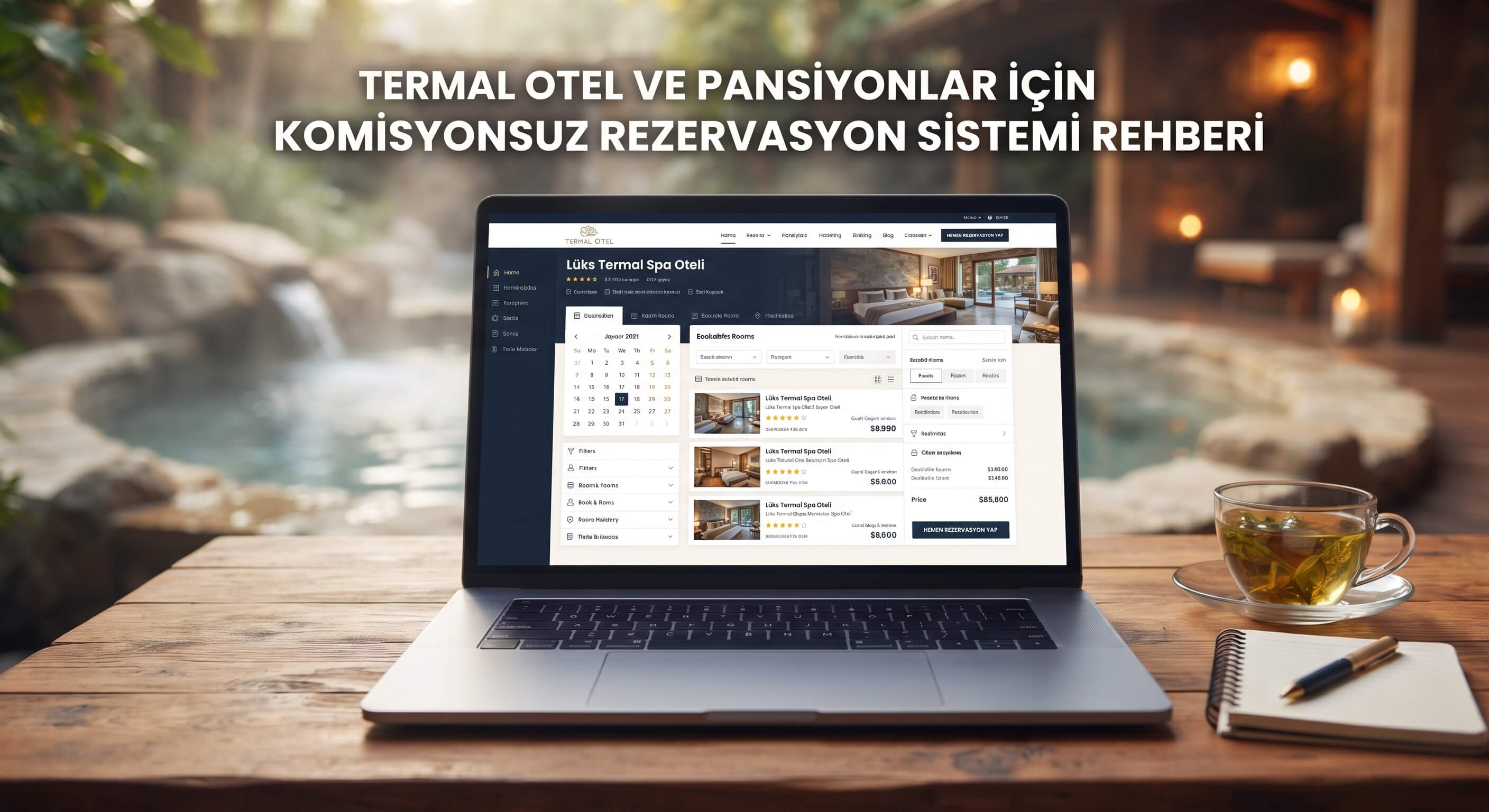 Termal Otel ve Pansiyonlar İçin Web Sitesi: Komisyonsuz Rezervasyon Rehberi